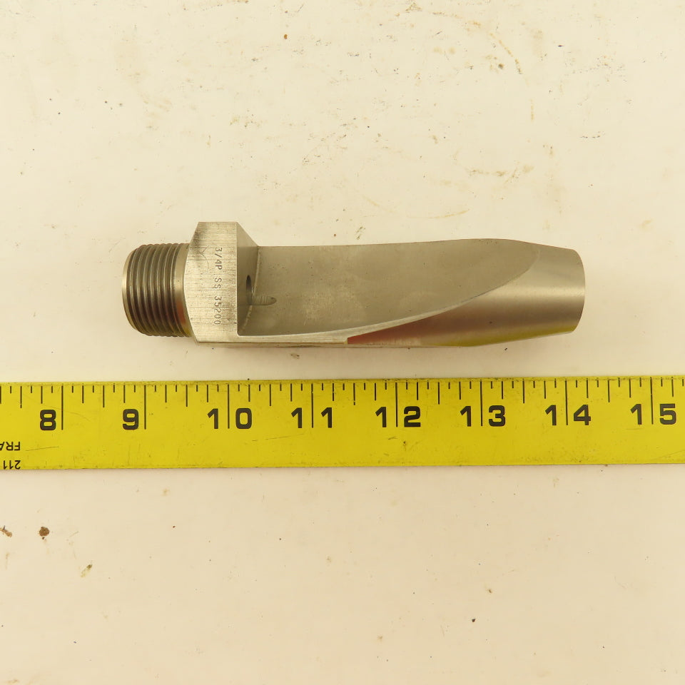Spray Systems Inc. 35200 Flat Jet 3/4 P Stainless Steel Sprayer Nozzle #3A