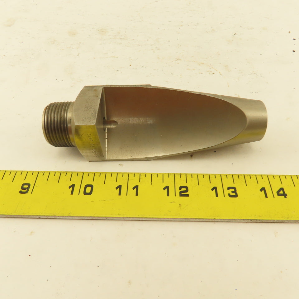 Spray Systems Inc. 35200 Flat Jet 3/4 P Stainless Steel Sprayer Nozzle #3A