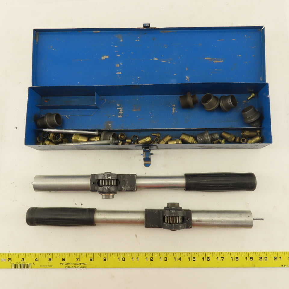 Clevite Industries Ratchet 1/2 Drive Manual Flaring Tools W/ Adapters Parts