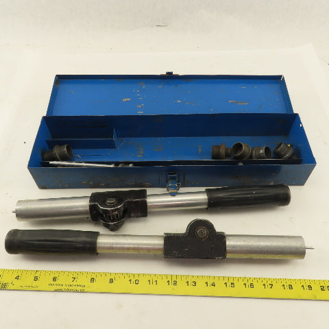 Clevite Industries Ratchet 1/2 Drive Manual Flaring Tools W/ Adapters Parts