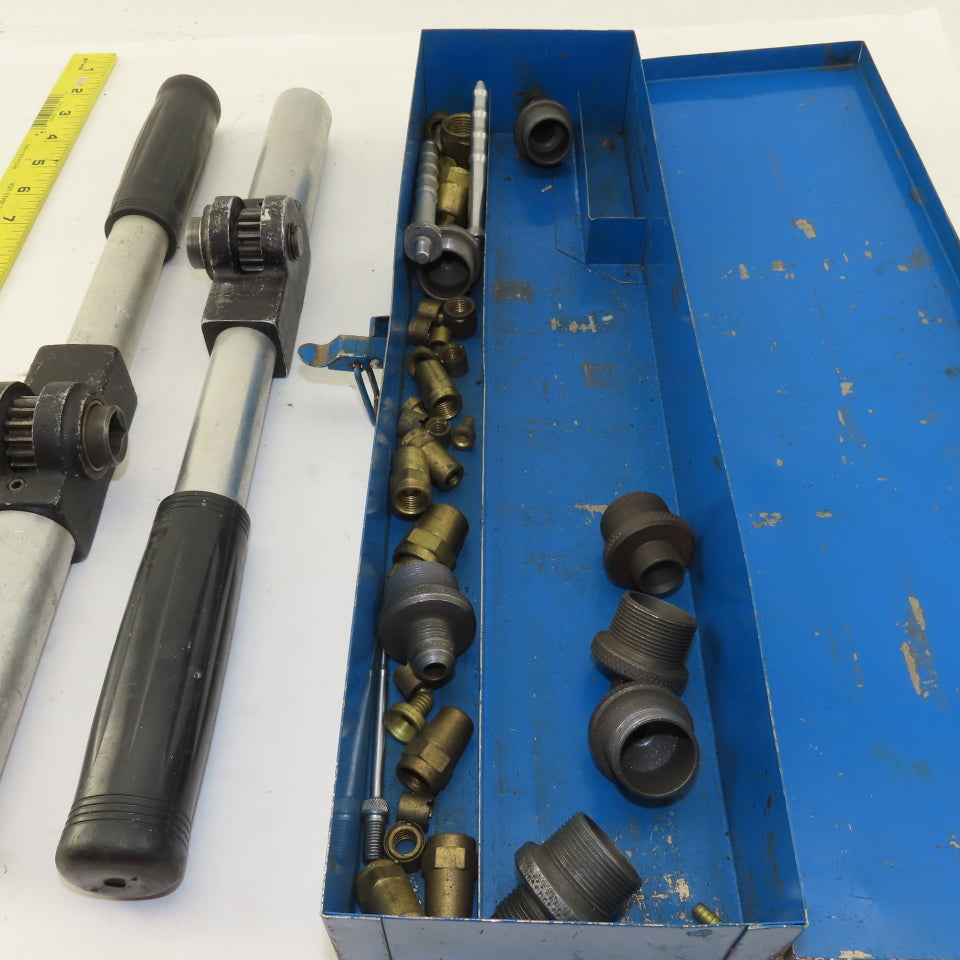 Clevite Industries Ratchet 1/2 Drive Manual Flaring Tools W/ Adapters Parts