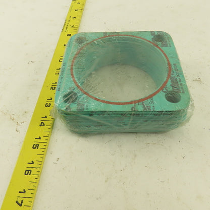 Electro Motive 40040019 4-3/16" Square Flange Gasket 3-3/4" Hole Lot Of 25
