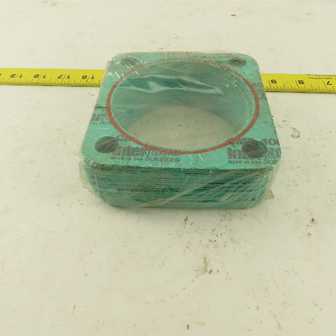Electro Motive 40040019 4-3/16" Square Flange Gasket 3-3/4" Hole Lot Of 25