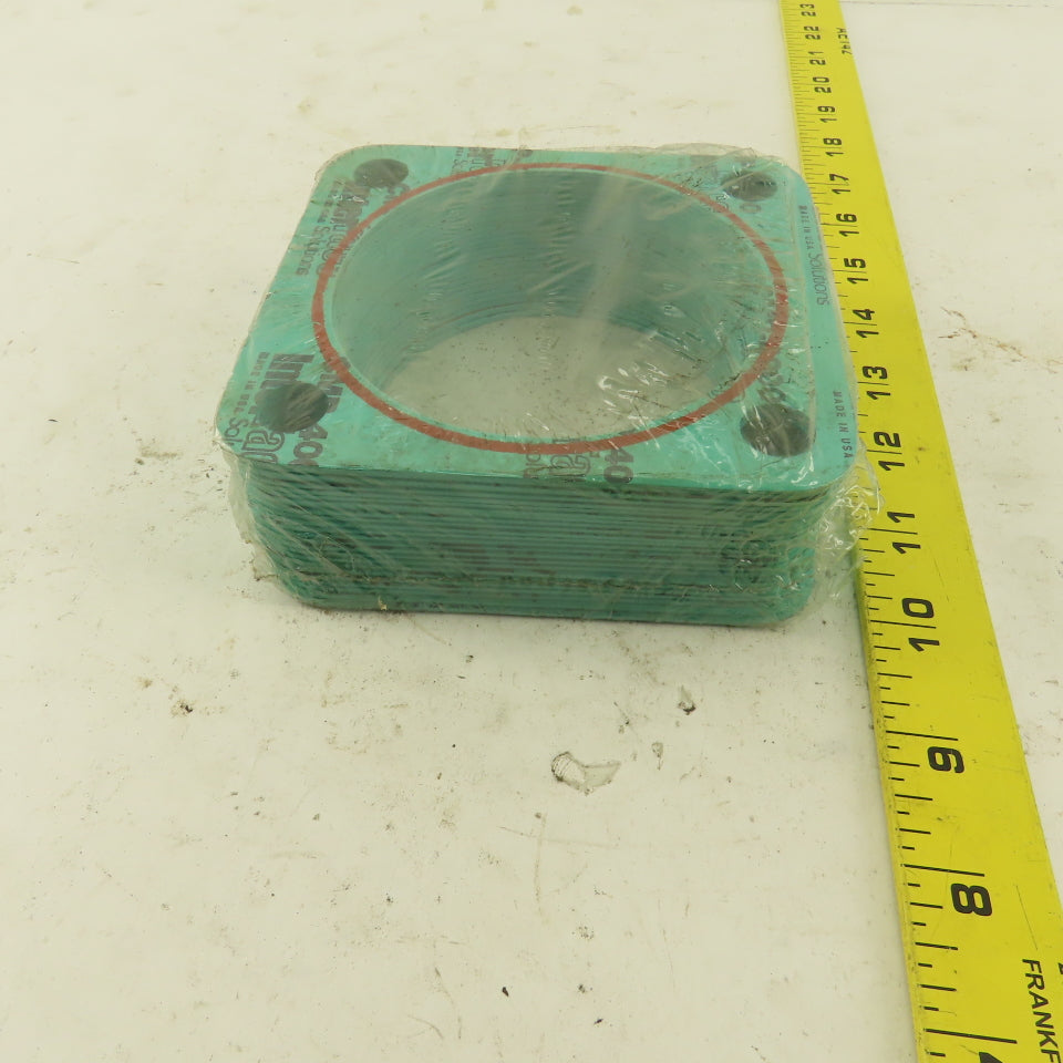 Electro Motive 40040019 4-3/16" Square Flange Gasket 3-3/4" Hole Lot Of 25