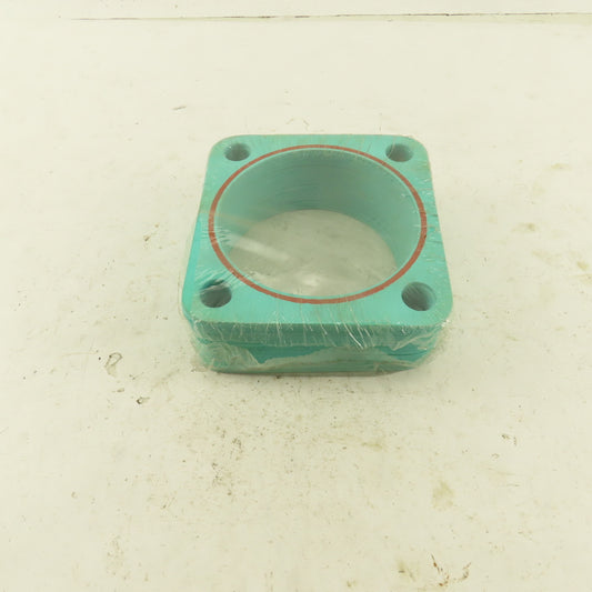 Electro Motive 40040019 4-3/16" Square Flange Gasket 3-3/4" Hole Lot Of 25