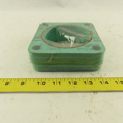 Electro Motive 5-11/64" Square Flange Gasket 3-13/16" Hole Lot Of 25