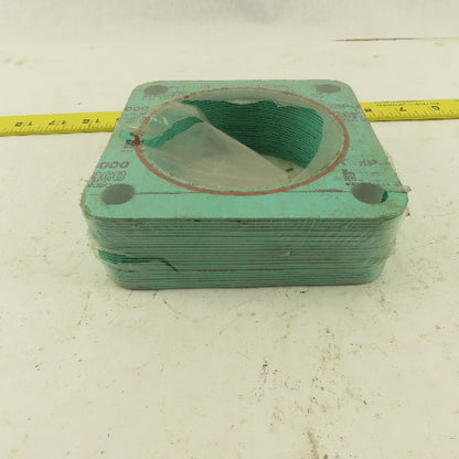 Electro Motive 5-11/64" Square Flange Gasket 3-13/16" Hole Lot Of 25
