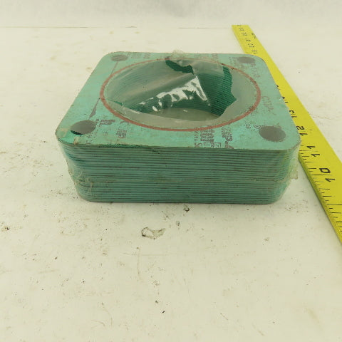 Electro Motive 5-11/64" Square Flange Gasket 3-13/16" Hole Lot Of 25