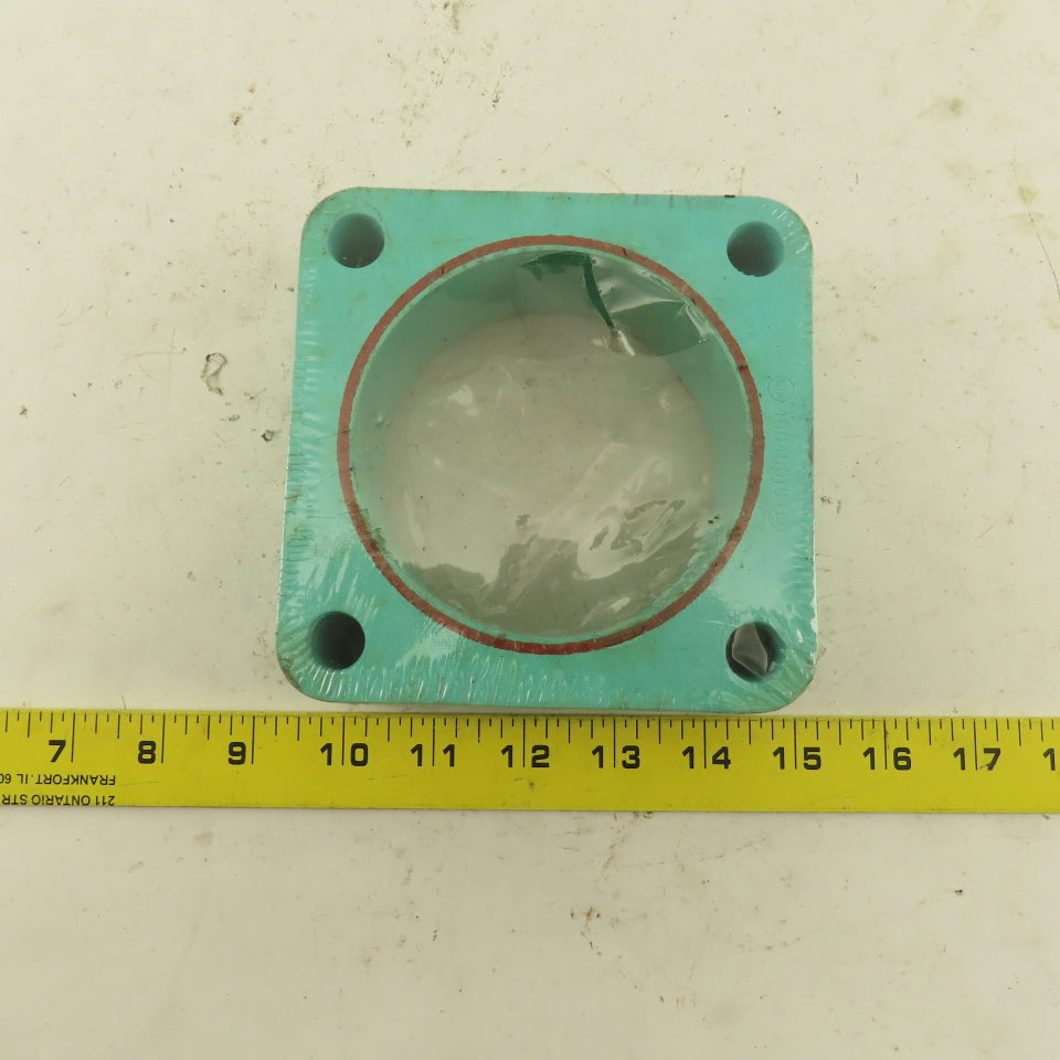 Electro Motive 5-11/64" Square Flange Gasket 3-13/16" Hole Lot Of 25