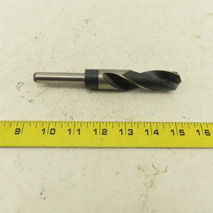 Republic Drill 7/8" Dia. 118° HSS Drill Bit 1/2" Reduced Shank 6-1/2" OAL