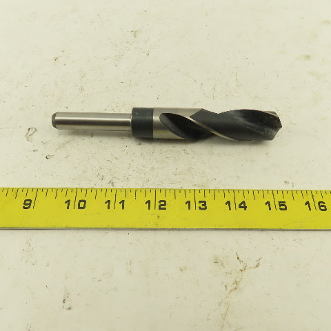Republic Drill 7/8" Dia. 118° HSS Drill Bit 1/2" Reduced Shank 6-1/2" OAL