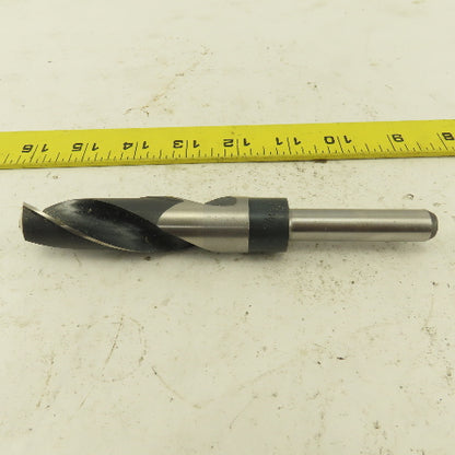 Republic Drill 7/8" Dia. 118° HSS Drill Bit 1/2" Reduced Shank 6-1/2" OAL