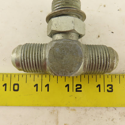 7/8-14 ORB x 7/8-14 (-10) x 7/8-14(-10) Male JIC Flare Branch Tee Lot Of 3