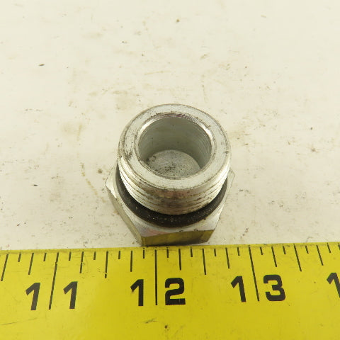 1-1/16-12 O-Ring Seat Hydraulic Steel Plug Lot Of 2