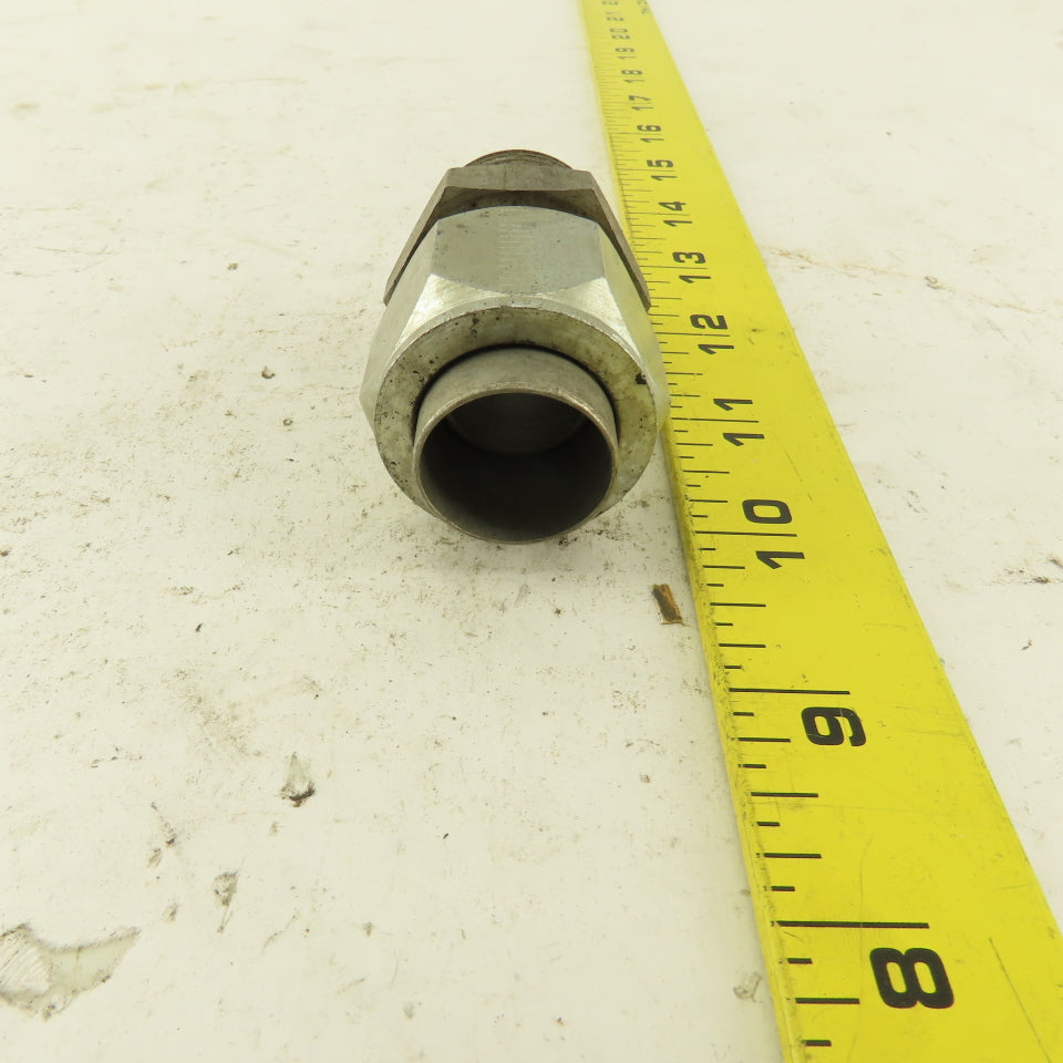 1-3/16-12 ORB x 1-3/16-12 (-14) JIC Male Straight Connector 3/4" Tube