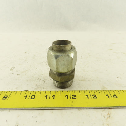 1-3/16-12 ORB x 1-3/16-12 (-14) JIC Male Straight Connector 3/4" Tube