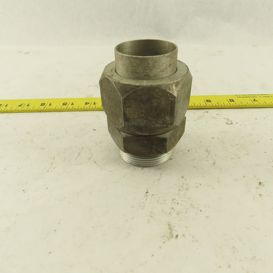 1-7/8-12 ORB x 1-7/8-12 (-24) Straight Hydraulic Fitting 1-1/2" Tube