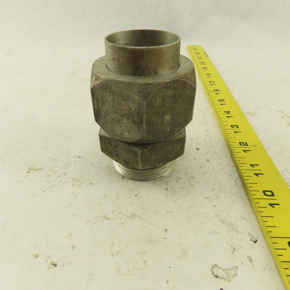 1-7/8-12 ORB x 1-7/8-12 (-24) Straight Hydraulic Fitting 1-1/2" Tube
