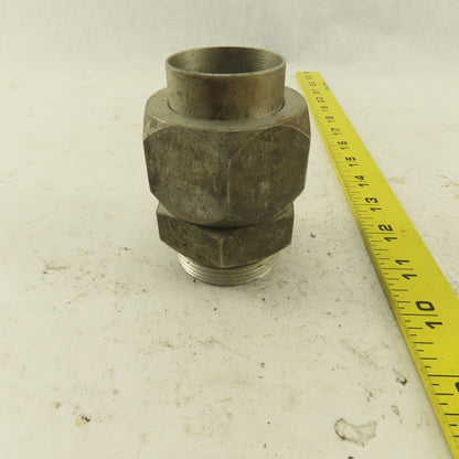 1-7/8-12 ORB x 1-7/8-12 (-24) Straight Hydraulic Fitting 1-1/2" Tube