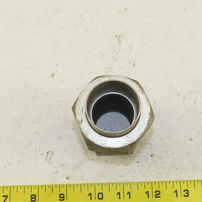 1-7/8-12 ORB x 1-7/8-12 (-24) Straight Hydraulic Fitting 1-1/2" Tube