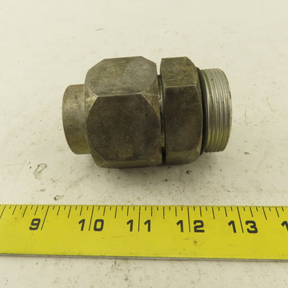 1-7/8-12 ORB x 1-7/8-12 (-24) Straight Hydraulic Fitting 1-1/2" Tube