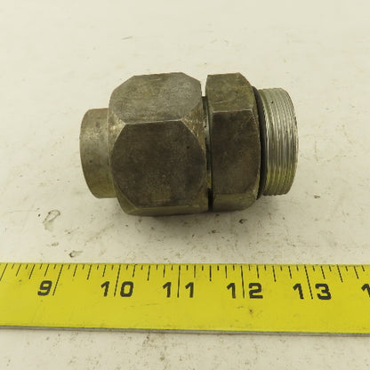 1-7/8-12 ORB x 1-7/8-12 (-24) Straight Hydraulic Fitting 1-1/2" Tube