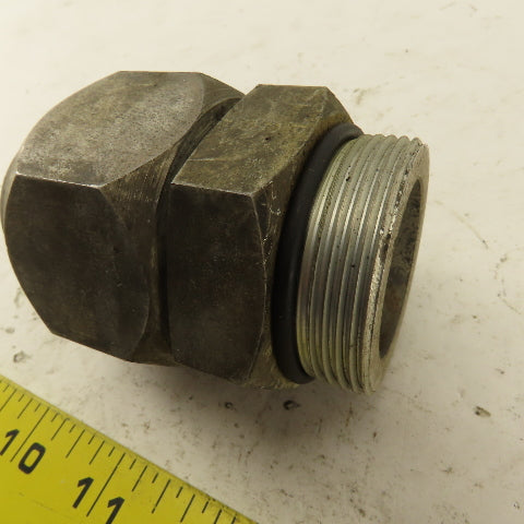 1-7/8-12 ORB x 1-7/8-12 (-24) Straight Hydraulic Fitting 1-1/2" Tube