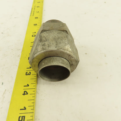 1-5/8-12 ORB x 1-5/8-12 (-20) JIC Male Flare Straight Connector 1" Tube Fitting