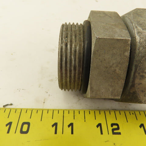 1-5/8-12 ORB x 1-5/8-12 (-20) JIC Male Flare Straight Connector 1" Tube Fitting