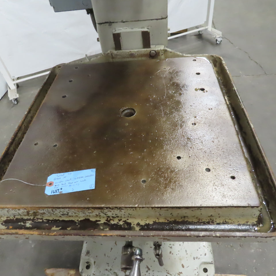 Buffalo Forge Vintage 26" Drill Press 3MT 440V 3Ph Variable Speed 125-2000RPM