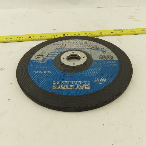 Bay State 242728 7" x 1/4" Thick Type 27 Grinding Wheel 7/8" Arbor Lot Of 8