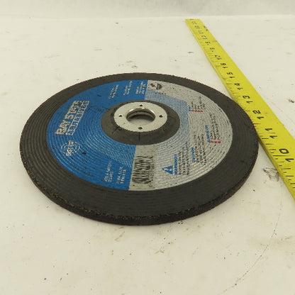 Bay State 242728 7" x 1/4" Thick Type 27 Grinding Wheel 7/8" Arbor Lot Of 8