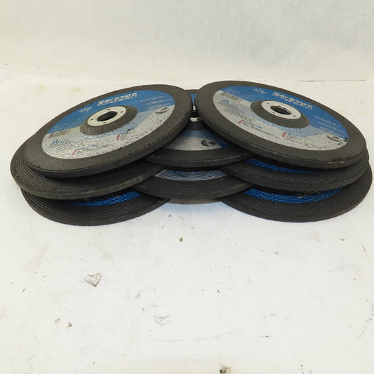 Bay State 242728 7" x 1/4" Thick Type 27 Grinding Wheel 7/8" Arbor Lot Of 8