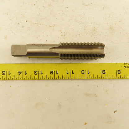 Cleveland C54973 1-1/8"-12 Bottoming Hand Tap 4 Flute Straight Flute HSS