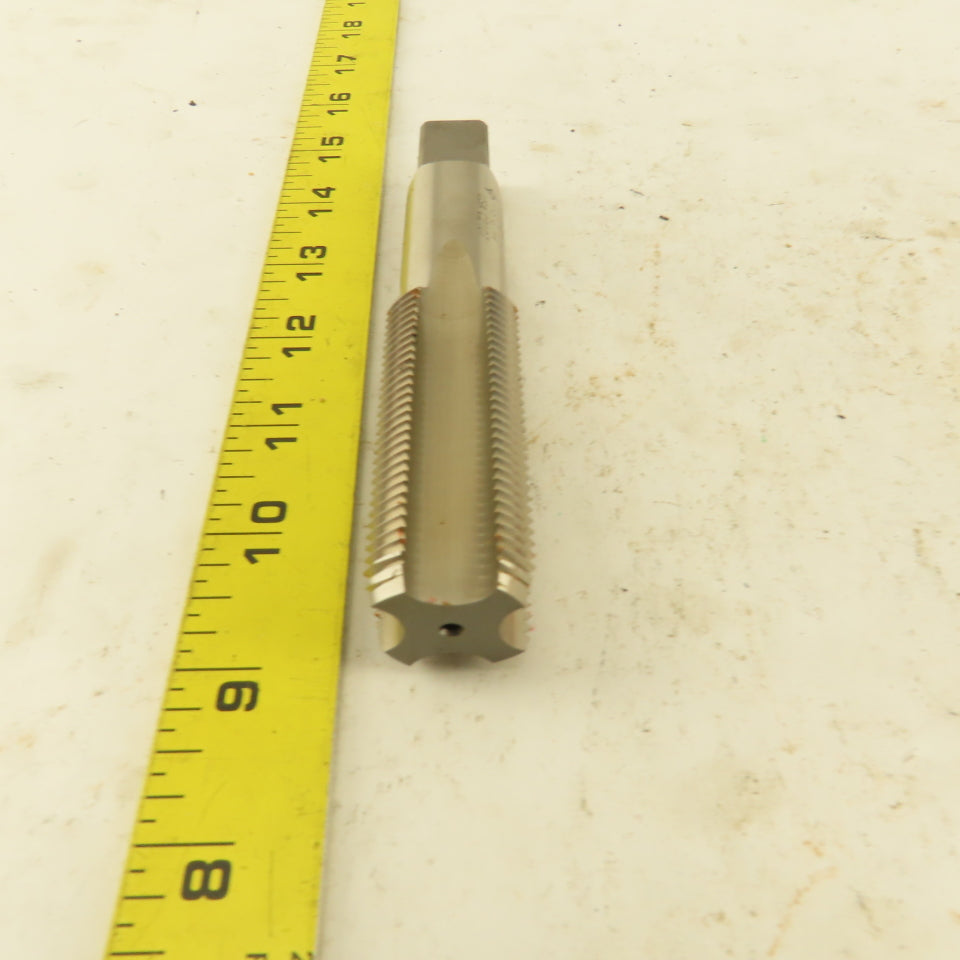 Cleveland C54973 1-1/8"-12 Bottoming Hand Tap 4 Flute Straight Flute HSS