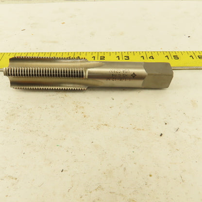 Cleveland C54973 1-1/8"-12 Bottoming Hand Tap 4 Flute Straight Flute HSS