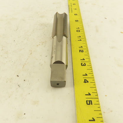 Cleveland C54973 1-1/8"-12 Bottoming Hand Tap 4 Flute Straight Flute HSS