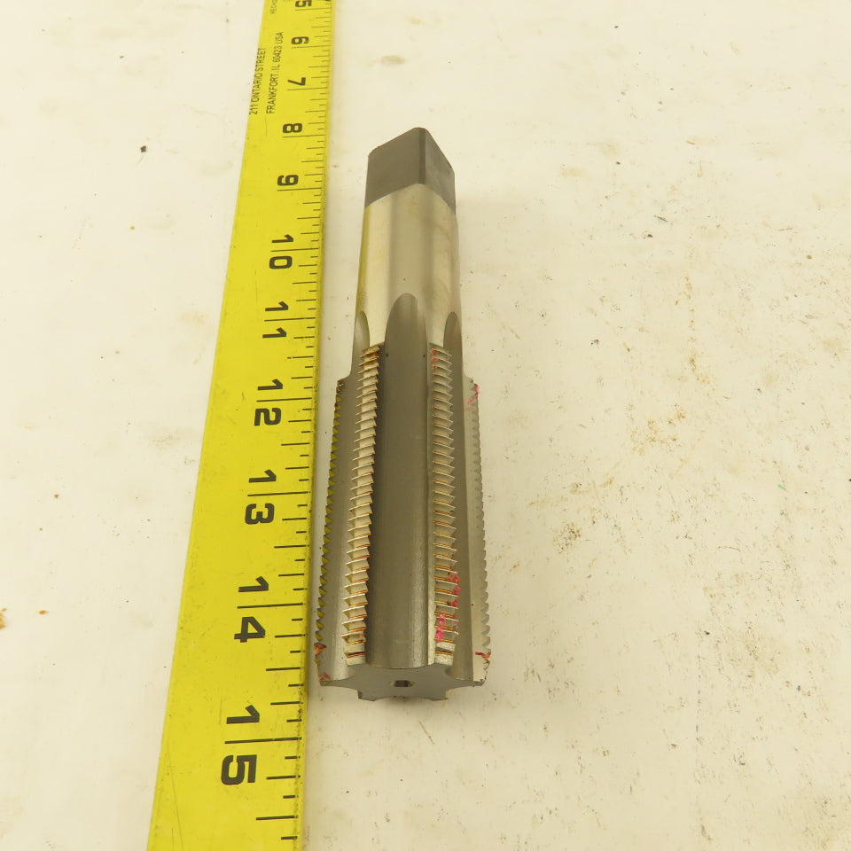 Cleveland C55002 1-1/4"-12 Bottoming Hand Tap 6 Flute Straight Flute HSS