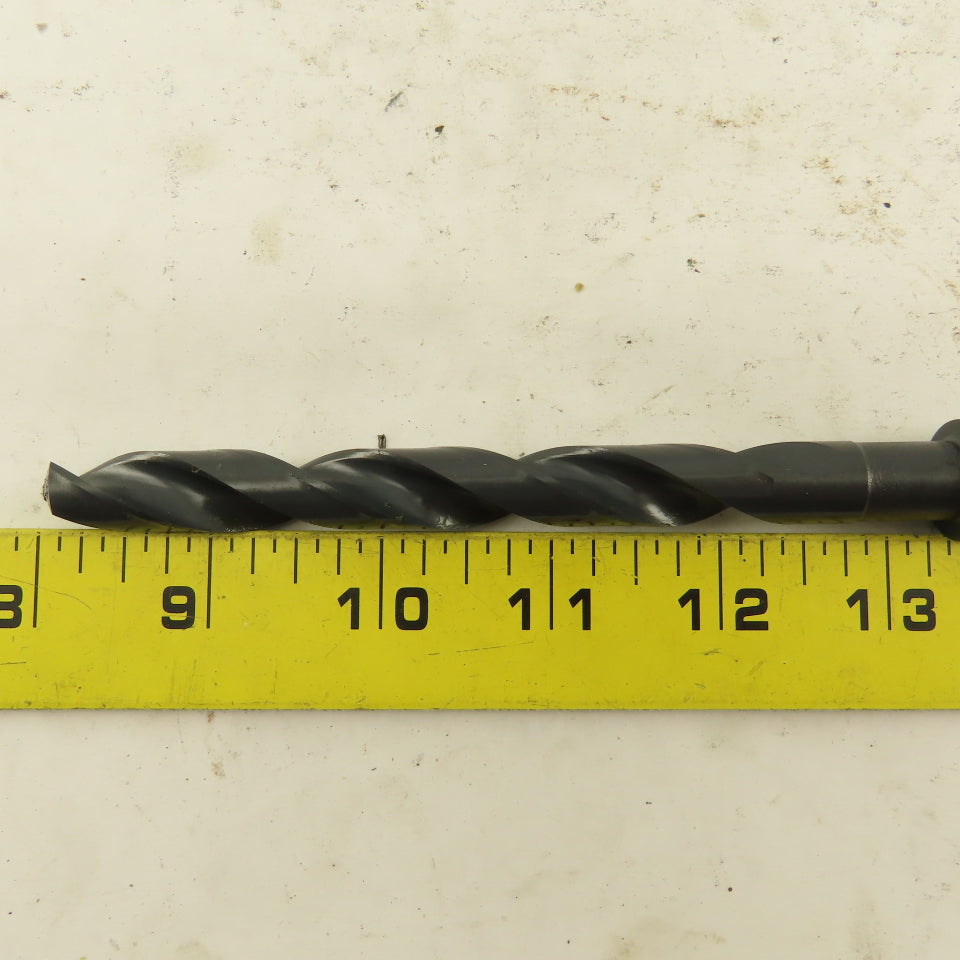 Precision Twist Drill 31/64" Dia. 2 Flute Twist Drill 2MT Taper 8-1/2" OAL