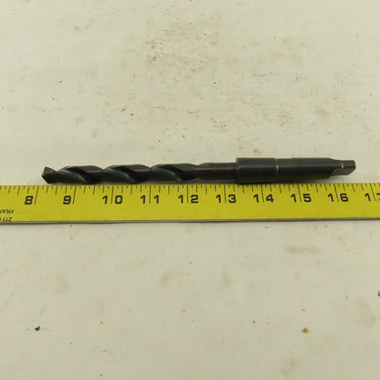 Precision Twist Drill 31/64" Dia. 2 Flute Twist Drill 2MT Taper 8-1/2" OAL