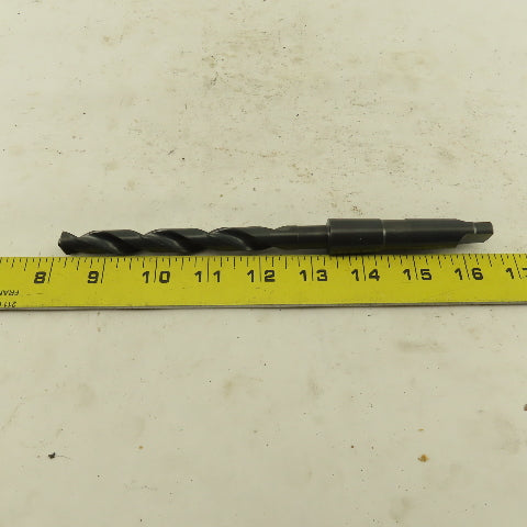 Precision Twist Drill 31/64" Dia. 2 Flute Twist Drill 2MT Taper 8-1/2" OAL