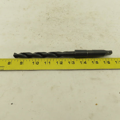 Precision Twist Drill 31/64" Dia. 2 Flute Twist Drill 2MT Taper 8-1/2" OAL