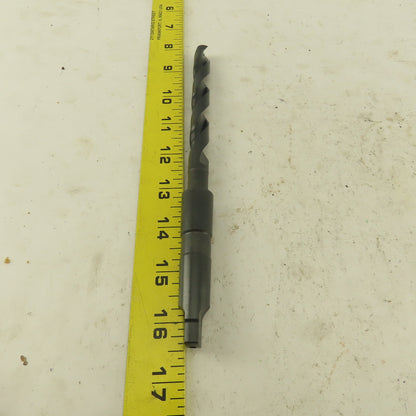 Precision Twist Drill 31/64" Dia. 2 Flute Twist Drill 2MT Taper 8-1/2" OAL