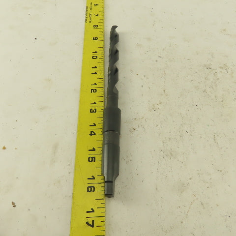 Precision Twist Drill 31/64" Dia. 2 Flute Twist Drill 2MT Taper 8-1/2" OAL