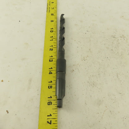 Precision Twist Drill 31/64" Dia. 2 Flute Twist Drill 2MT Taper 8-1/2" OAL