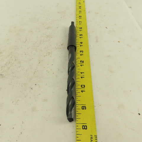 Precision Twist Drill 31/64" Dia. 2 Flute Twist Drill 2MT Taper 8-1/2" OAL