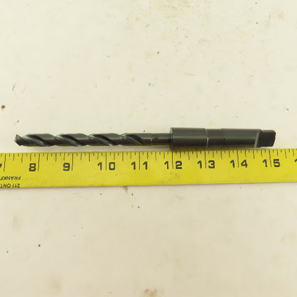 Precision Twist Drill 25/64" Dia. 2 Flute Twist Drill 2MT Taper HSS 7-5/8" OAL