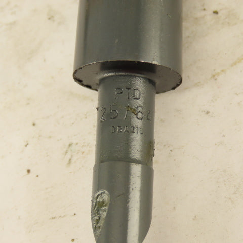Precision Twist Drill 25/64" Dia. 2 Flute Twist Drill 2MT Taper HSS 7-5/8" OAL