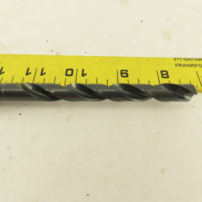Precision Twist Drill 25/64" Dia. 2 Flute Twist Drill 2MT Taper HSS 7-5/8" OAL