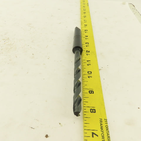 Precision Twist Drill 25/64" Dia. 2 Flute Twist Drill 2MT Taper HSS 7-5/8" OAL